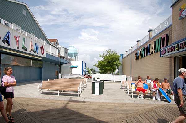 Ocean City Pictures of Worcester Street at the Boardwalk - OC boards